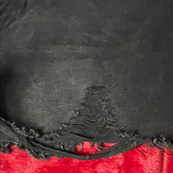 BBJ Los Angeles Charcoal Frayed Jean Shorts - Picture 5 of 11